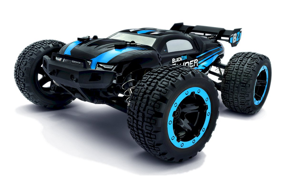 BlackZon Slyder ST Turbo 1/16 4WD Brushless Stadium Truck RTR - Blue - BlackZon
