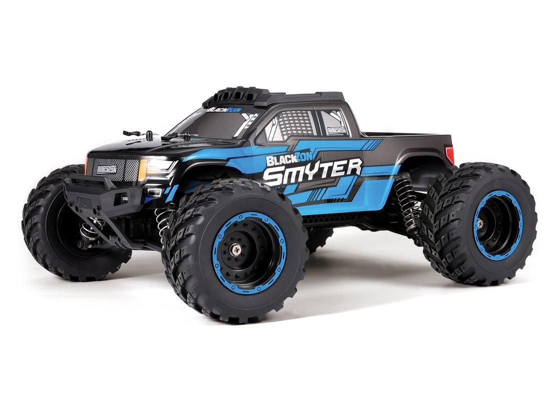 BlackZon Smyter MT 1/12 4WD Monster Truck RTR - Blue - BlackZon