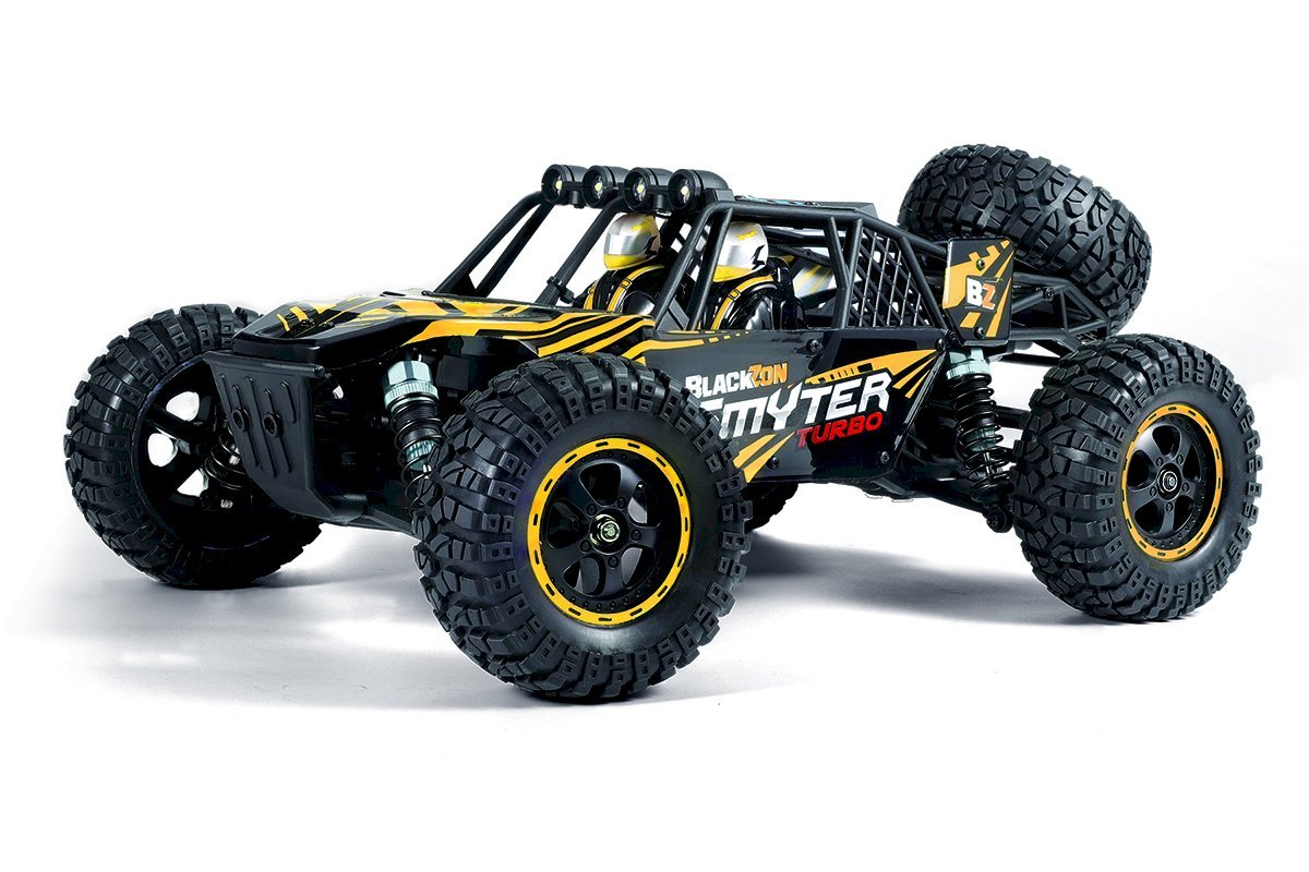 BlackZon Smyter DB Turbo 1/12 4WD Brushless Desert Buggy RTR - Yellow - BlackZon