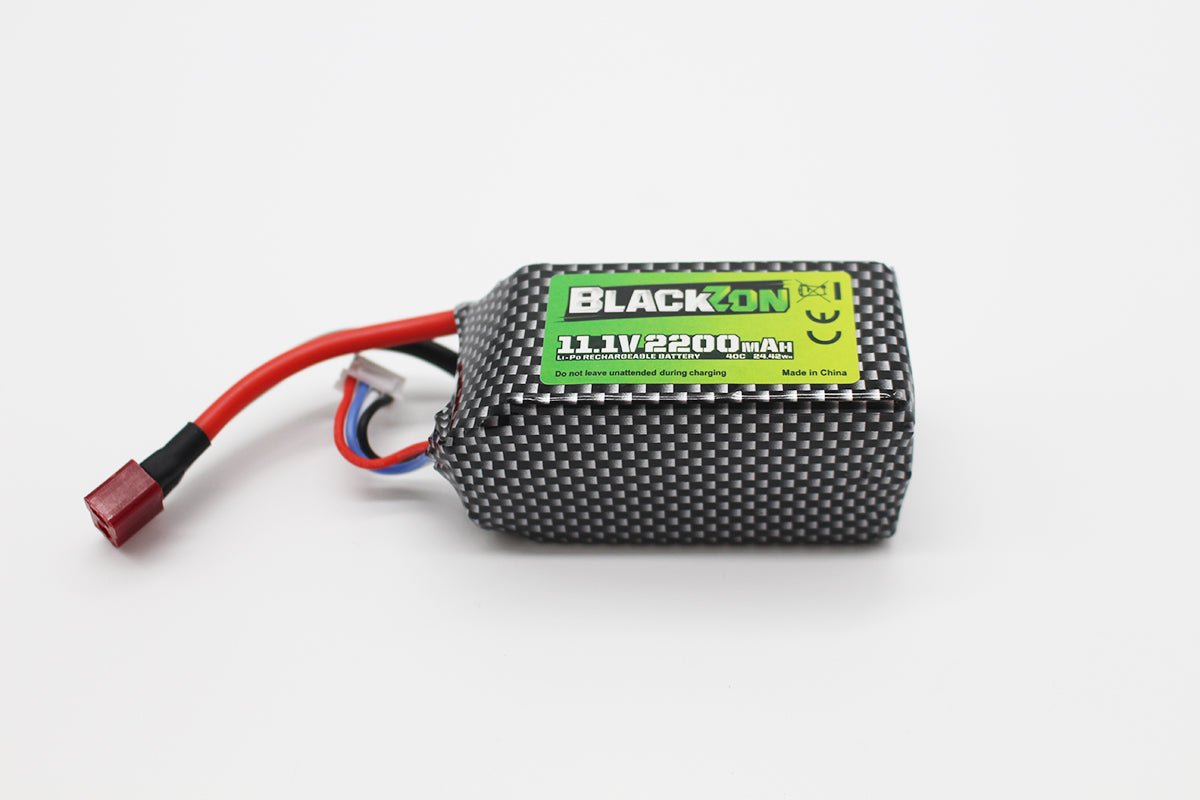 Smyter MT Turbo Battery Pack (LiPo 11.1V, 2200mAh), w/T-Plug - BlackZon