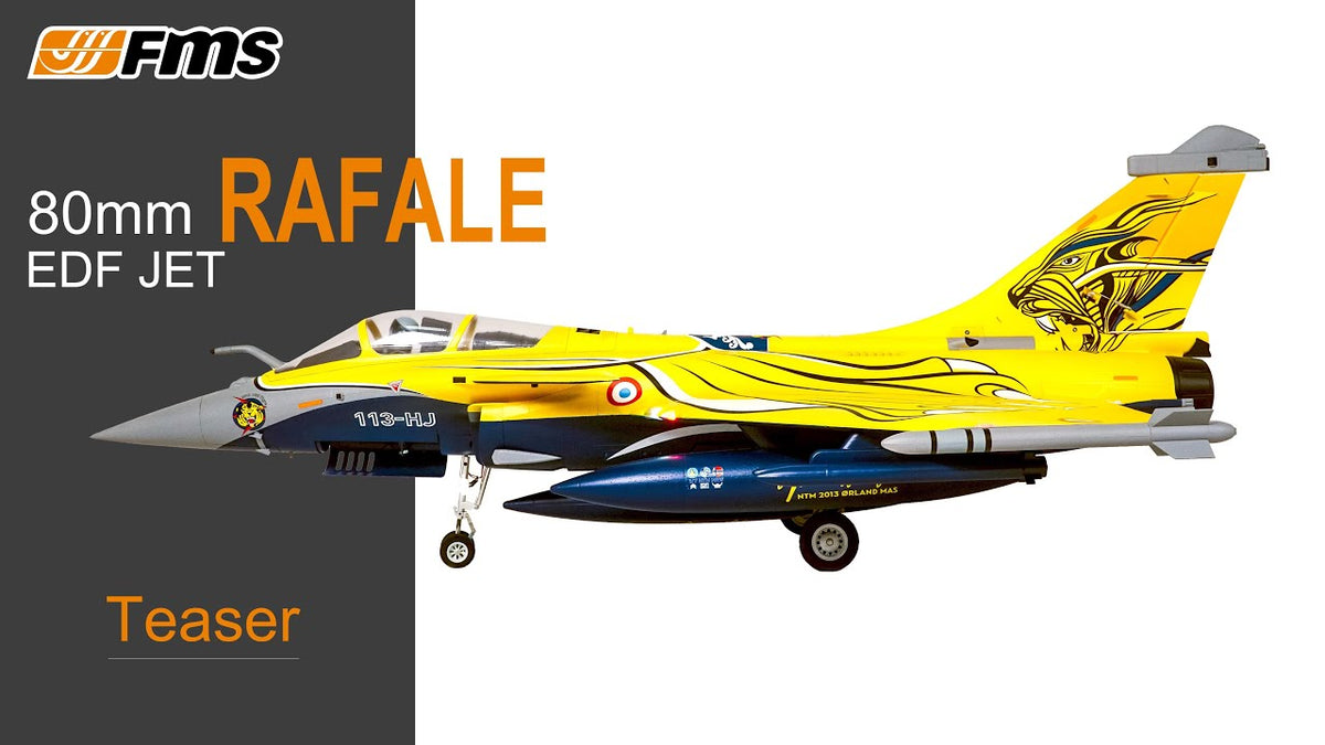 FMS EDF Jet 80mm Rafale PNP