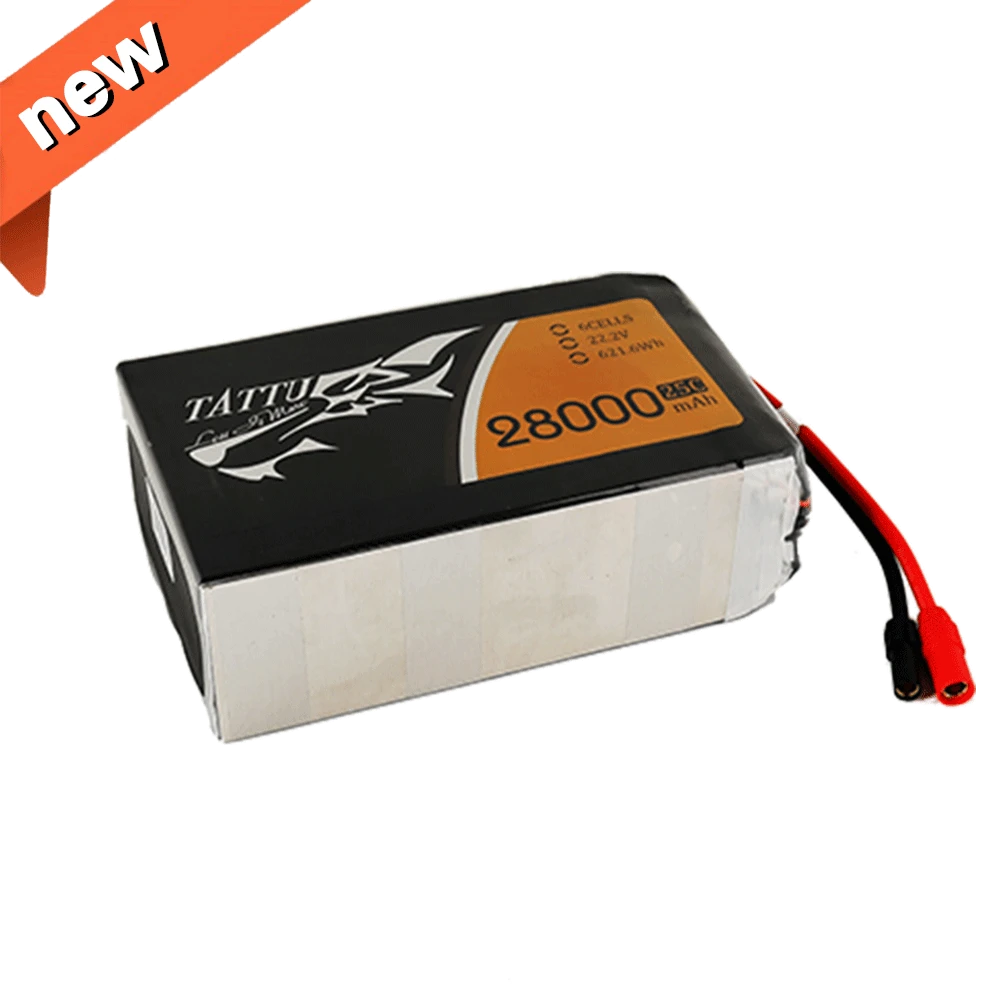 Tattu 28000mAh 6S 25C 22.2V Lipo Battery | AS150+XT150 Plug | UAV Classic