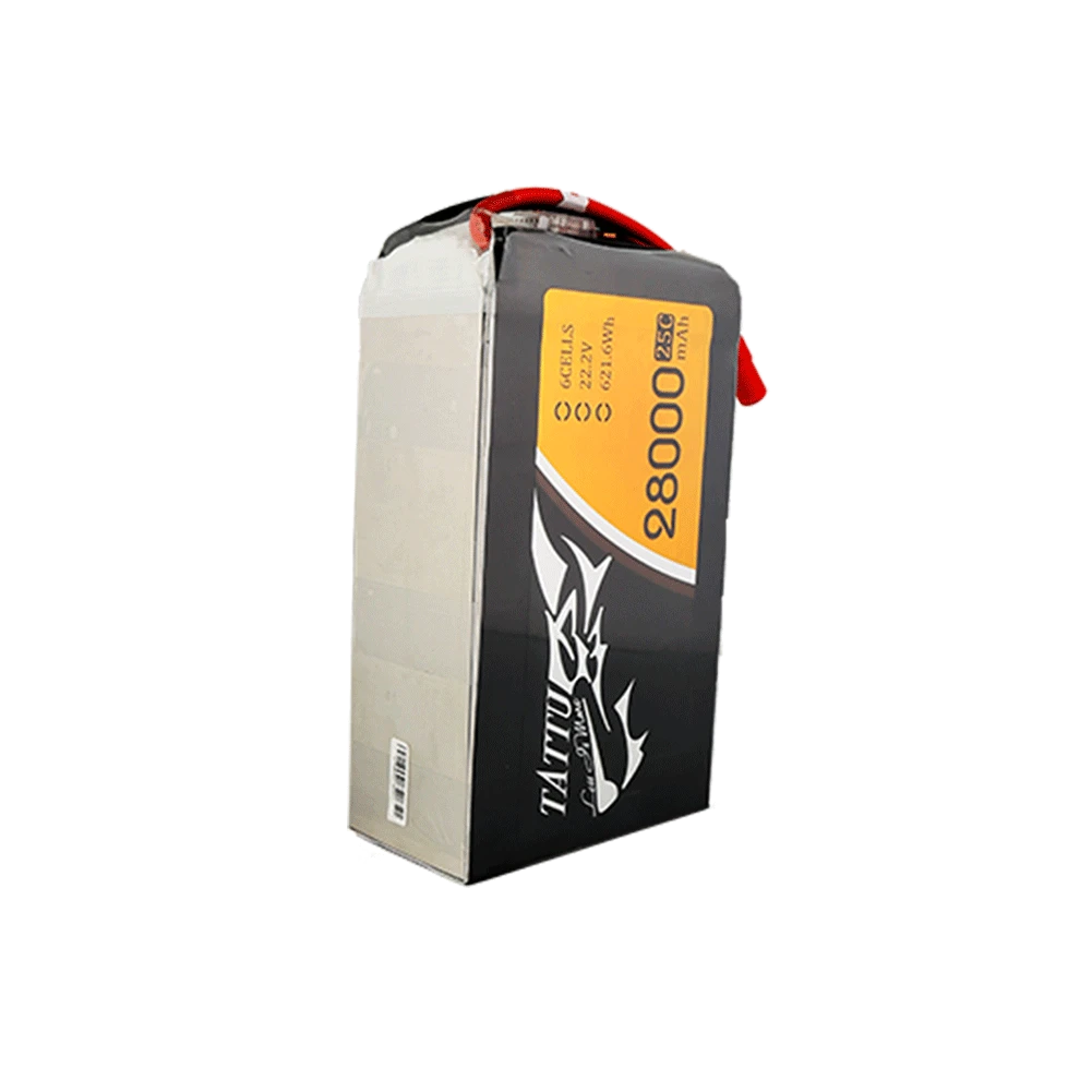 Tattu 28000mAh 6S 25C 22.2V Lipo Battery | AS150+XT150 Plug | UAV Classic