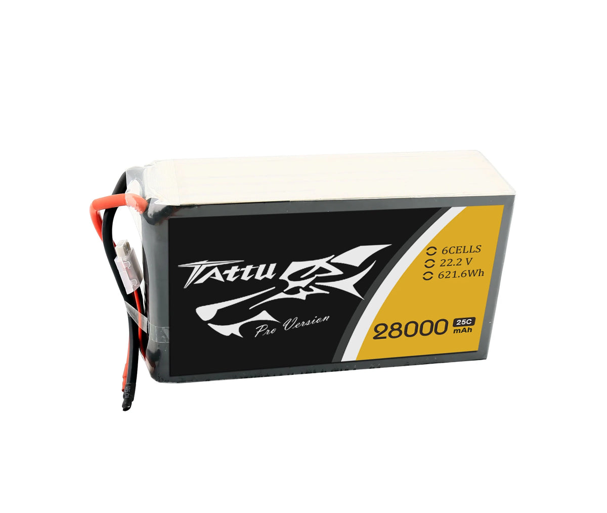 Tattu 28000mAh 6S 25C 22.2V Lipo Battery | AS150+XT150 Plug | UAV Classic