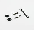 Mini 4XS Rear Wing Hold Down with Clips