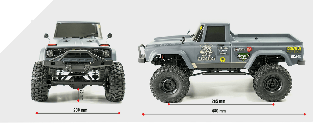 SCA-1E 1/10 4WD Coyote 2.1 Builders Kit