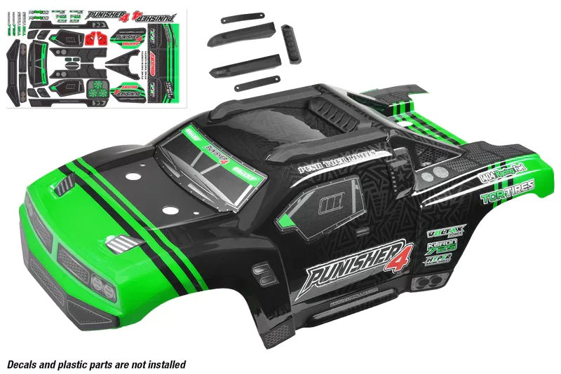 Polycarbonate Body - Punisher 4 - Painted - Cut - Decals -