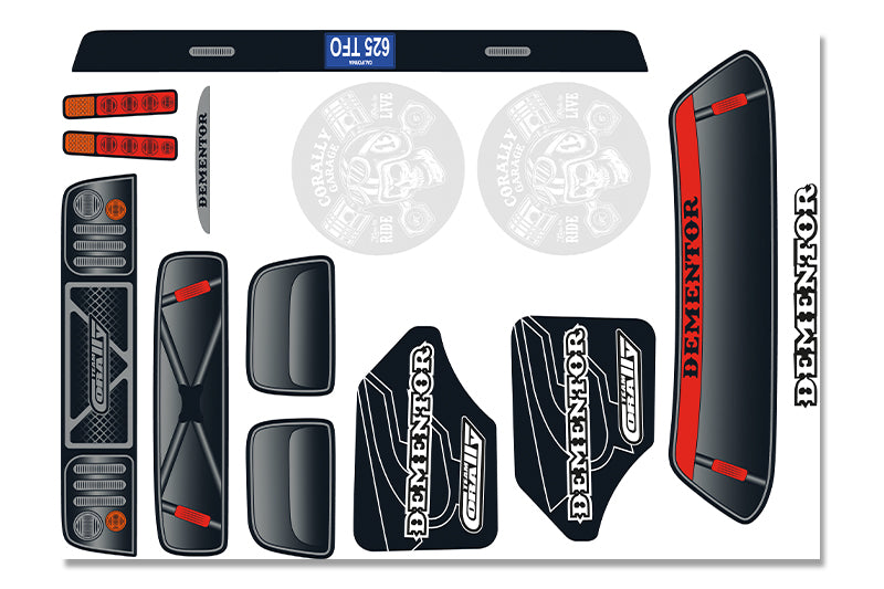 Body Decal Sheet - Dementor XP 6S - 1 pc