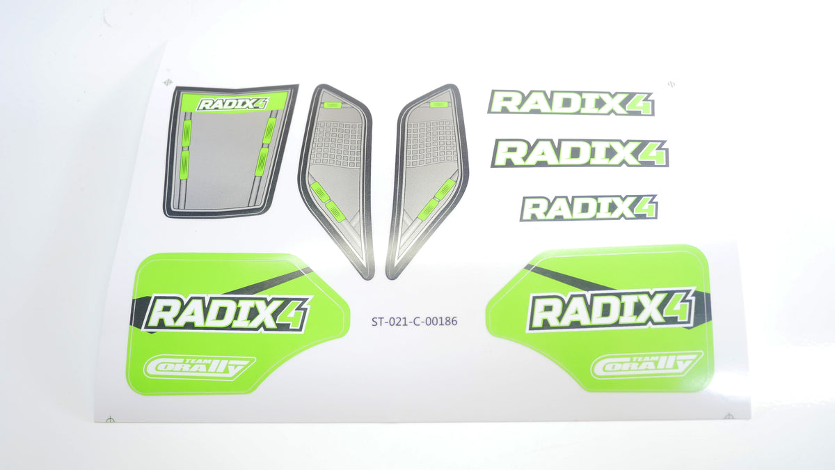 Body Decal Sheet - Radix 4S - 1 pc