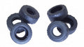 Tire Set (6) for CAT 1/24 Scale RC 745 Articulated Truck
