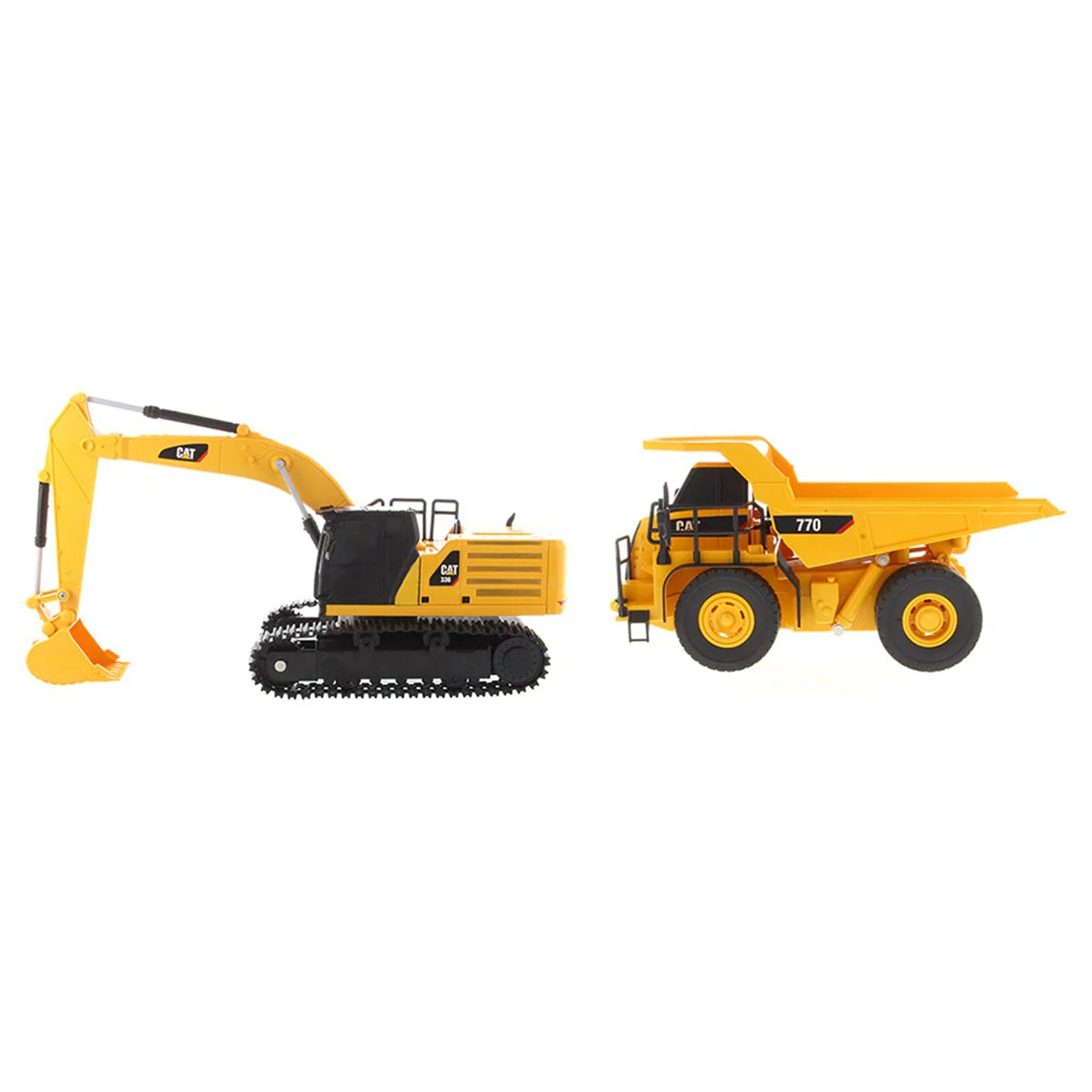 1:35 RC Cat 336 Hydraulic Excavator + 770 Mining Truck