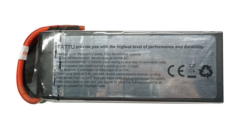 Tattu 10000mAh 4S 25C 14.8V Lipo Battery | No Plug | UAV Classic