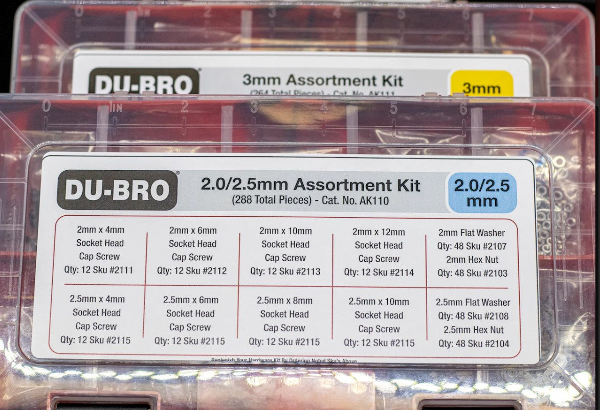 2-56 Hardware Assortment Kit, 180pcs