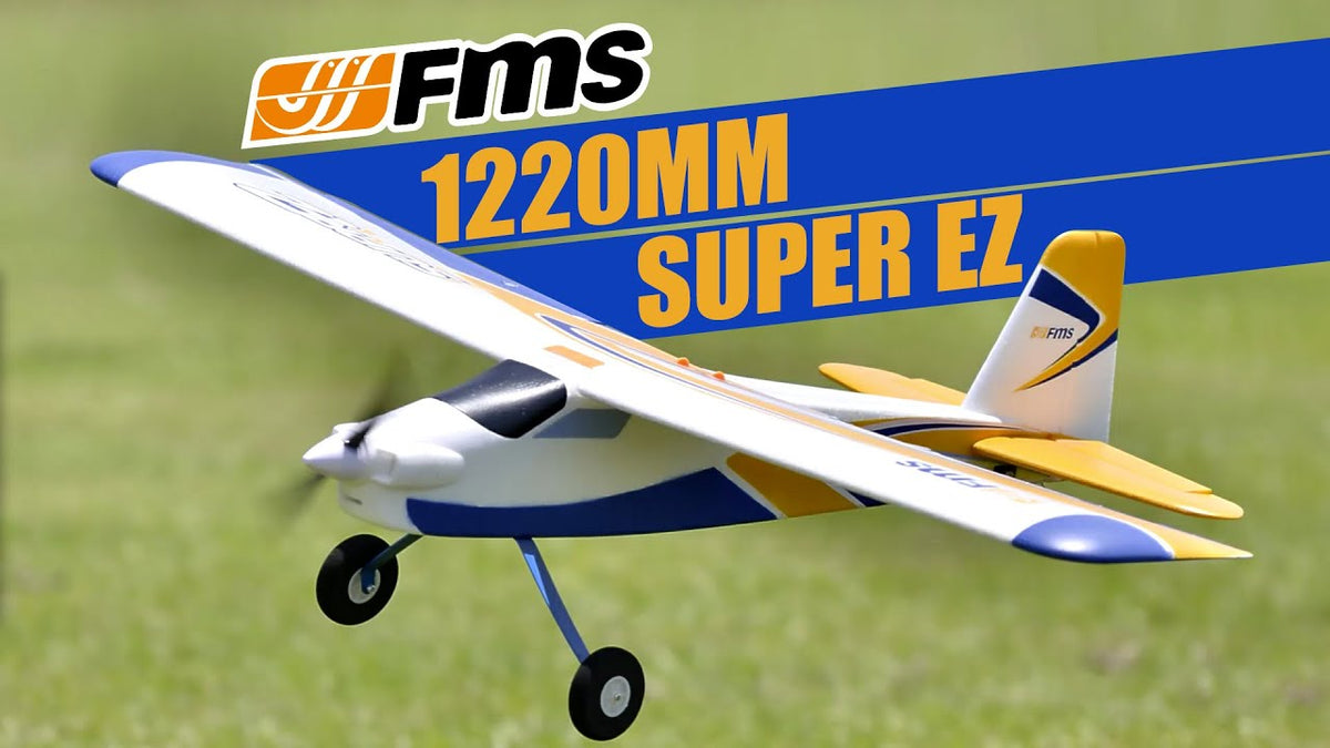 FMS 1220mm Super EZ V4 with Floats & Reflex V3 RTF / PNP