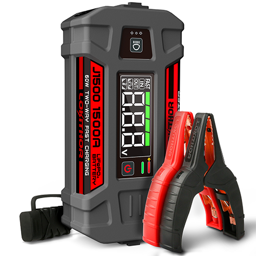 Lokithor J1500 1000A 12V LiFePO4 Jump Starter 46Wh