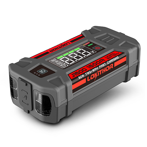Lokithor J1500 1000A 12V LiFePO4 Jump Starter 46Wh