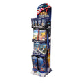 Patriotic POP Store Display Pop-Up Shelf