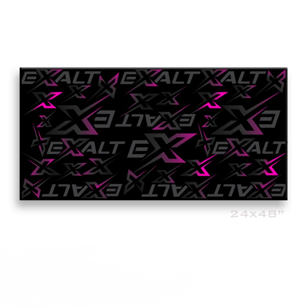 Team Exalt Pit Mat w/ Stitched End, 24 x 48in