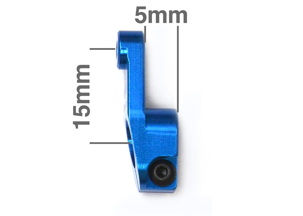AE Heavy Duty Servo Horn, 7075 Airtronics/23 spline (Blue)