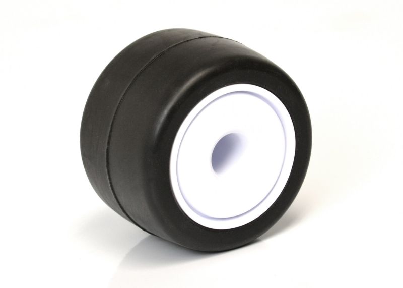 F1 1/10 Disk Wheels, Rear, White, 1 Pair for Use with F1