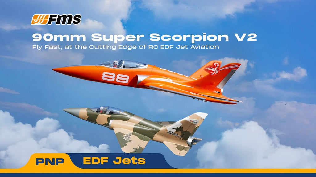 FMS EDF Jet 90mm Super Scorpion V2 PNP