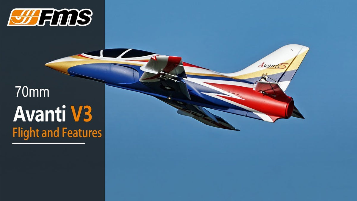 FMS EDF Jet 70mm Avanti V3 PNP