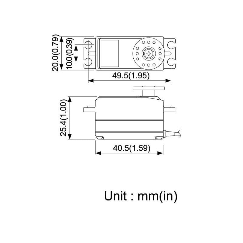 S-A400 - S.Bus2 Coreless Digital Airplane Servo