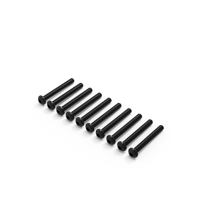 3x25mm Round Head Hex Wrench Bolt (10 screws)