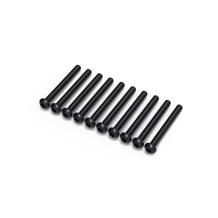 3x30mm Round Head Hex Wrench Bolt (10 screws)