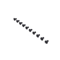 3x6mm Flat Head Hex Wrench Bolt (10 screws)