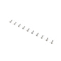 2x6mm Nickel Round Head Tapping Screw