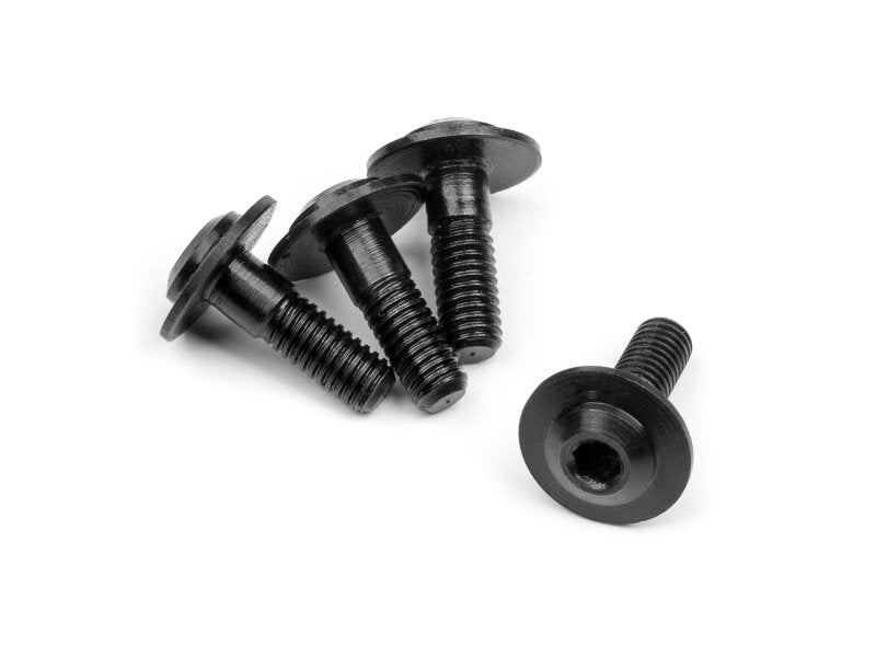 Motor Screw, M3X9mm, (4pcs), Jumpshot - HPI115323