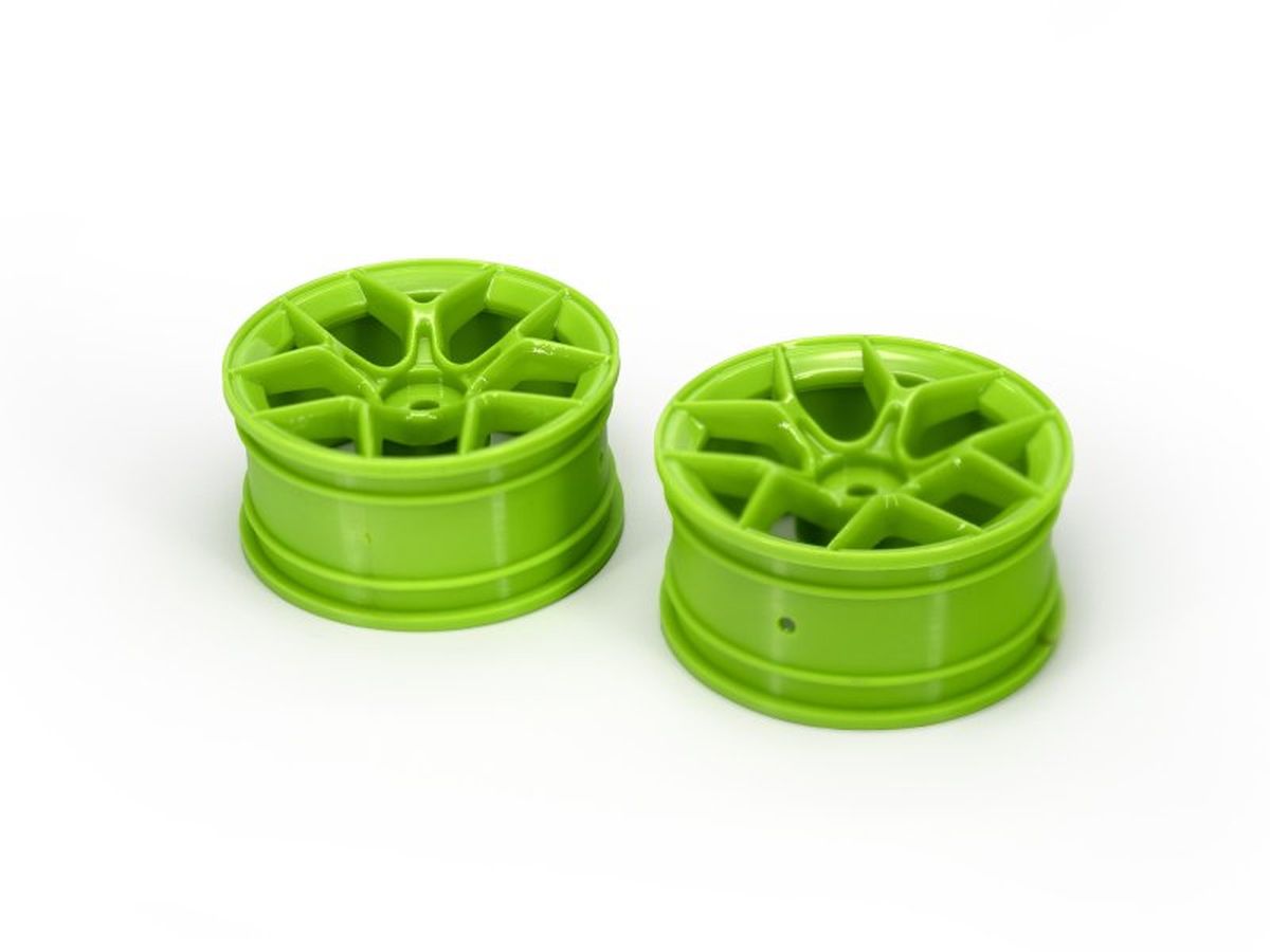 RTR Aero 5 Wheel 26mm Green (3mm Offset/2pcs) - HPI160927