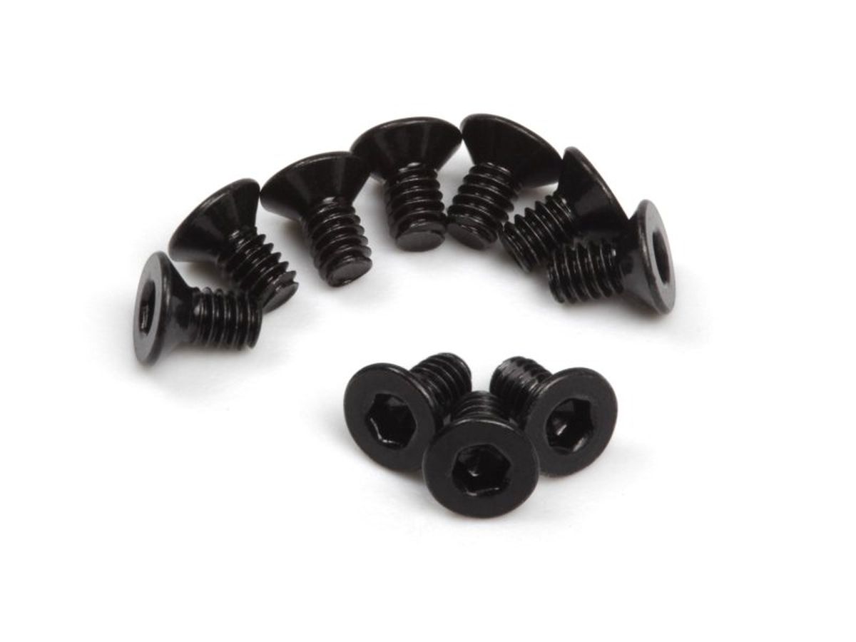 Flat Head Screw M2x4mm (Hex Socket/10pcs) - HPI161299