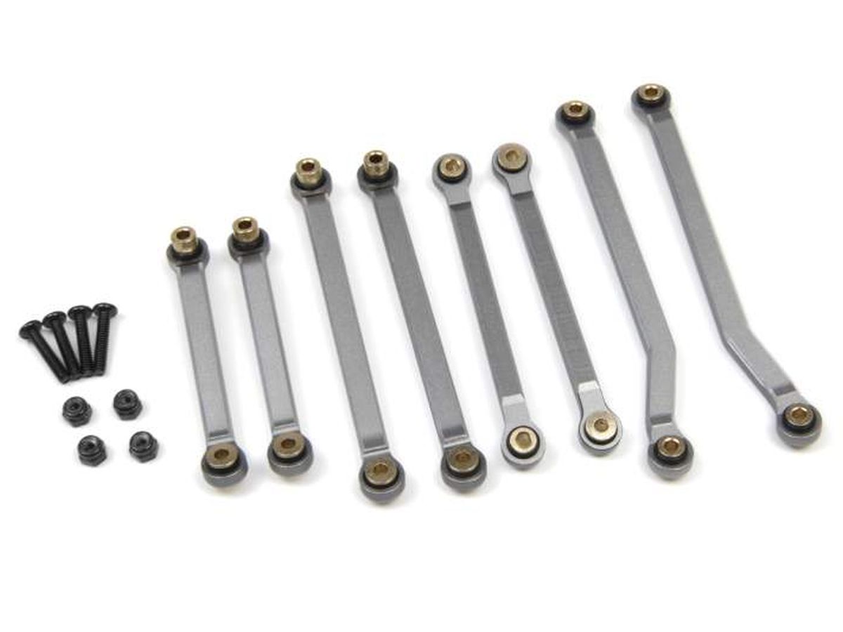 CC High Clearance Aluminum Link Set (Gunmetal) - HPI161448