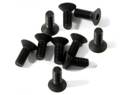 Flat Head Screw, M3X8mm, Hex Socket, (10pcs) RS4, Sport 3, Jumpshot, Savage, WR8, Baja 5B - HPIZ082