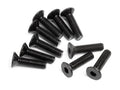 Flat Head Screw, M3X12mm, Hex Socket, (10pcs), Savage, RS4, Sport 3, Jumpshot, Vorza, WR8, Baja 5B - HPIZ084