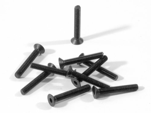 Flat Head Screw, M3X20mm, Hex Socket, (10pcs) - HPIZ087