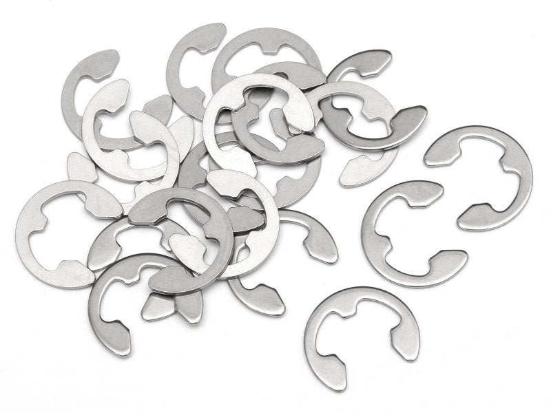 E Clip, E-7HD, (20pcs), Stainless Steel - HPIZ106