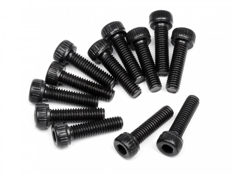 Cap Head Screw, M2.6X10mm, Hex Socket, (12pcs) - HPIZ422