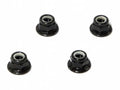 Flanged Lock Nut M5, Black, (4pcs) - HPIZ682