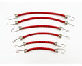 1/10 Scale Bungee Cord Set, Black and Red (6pcs)