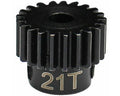 21T 0.5 Mod Hardened Steel Pinion Gear, 1/8 Bore