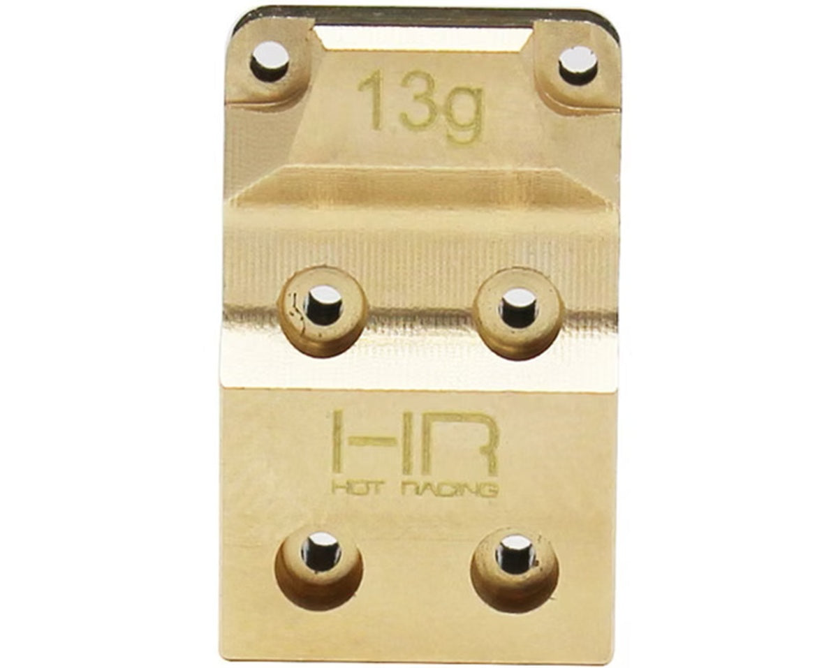 Brass Diff Cover with SS Skid Plate SCX24