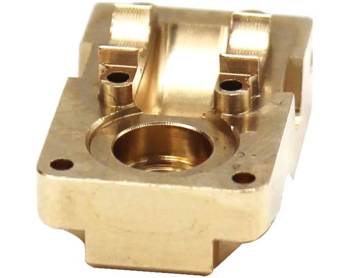 Brass Diff Cover with SS Skid Plate SCX24