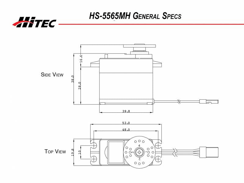 HS-5565MH Premium Digital High Voltage, Coreless Motor Servo
