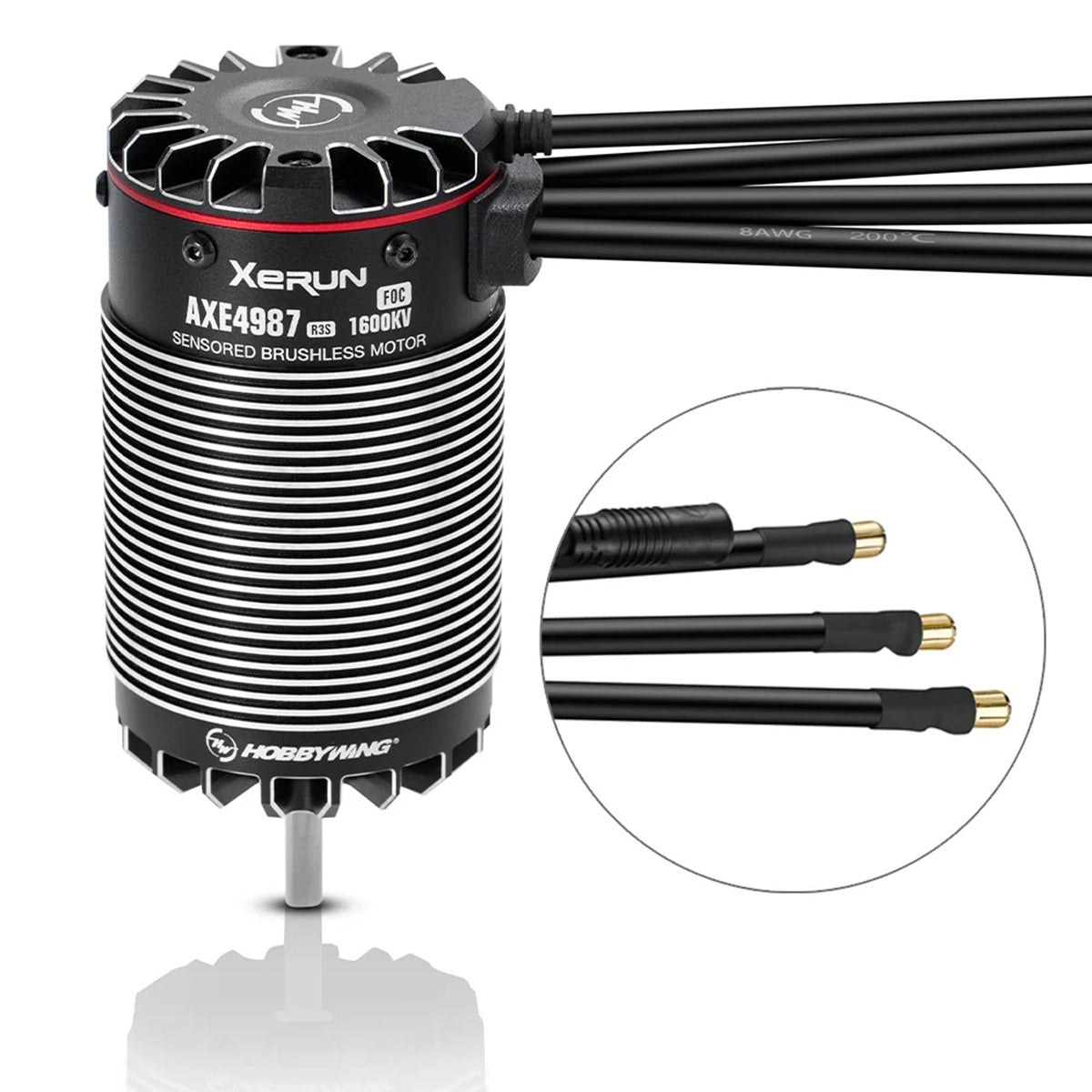 XeRun AXE 4987 1600KV R3S Sensored FOC Brushless Motor
