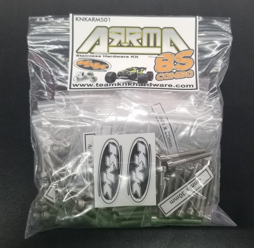 Arrma Combo 8s Stainless Hardware Kit