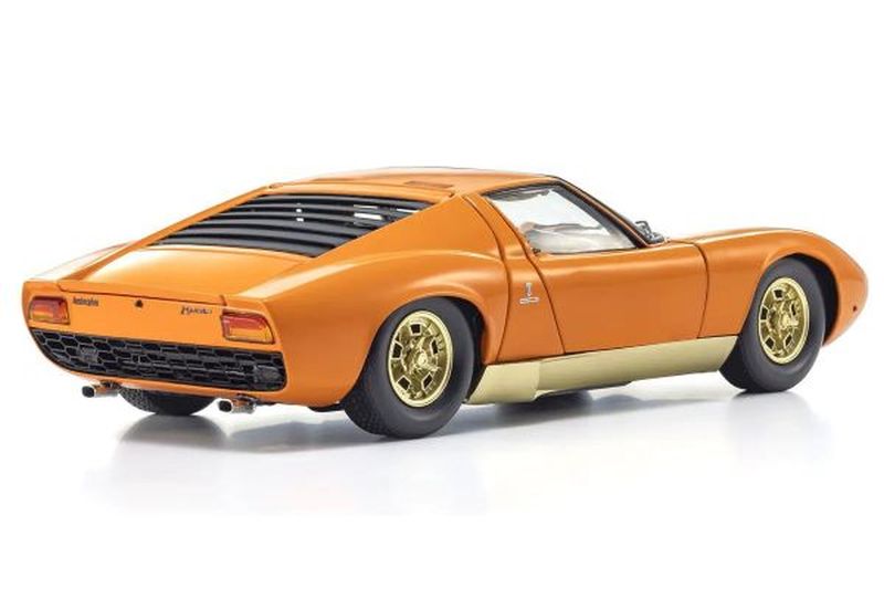 1/18 Scale Lamborghini Miura 400 Diecast Model (Orange)
