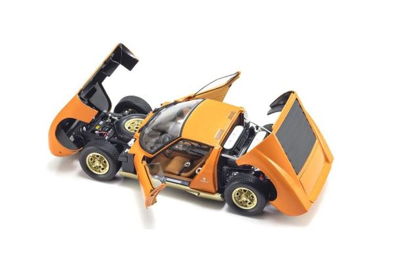 1/18 Scale Lamborghini Miura 400 Diecast Model (Orange)